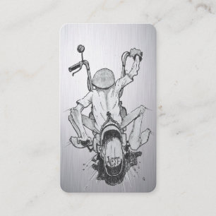 Stylish Motorcycle Business Card
