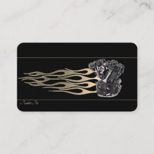 Stylish Motorcycle Business Card