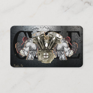 Stylish Motorcycle Business Card