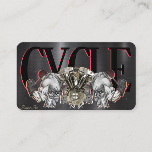 Stylish Motorcycle Business Card