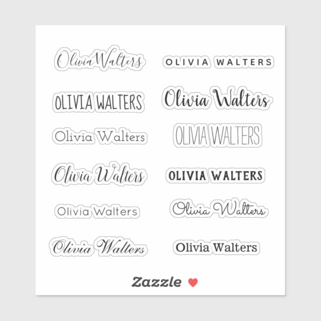 Stylish Name (Sheet)