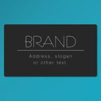 Stylish Name & Slogan or other text 