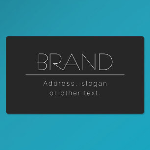 Stylish Name & Slogan or other text 