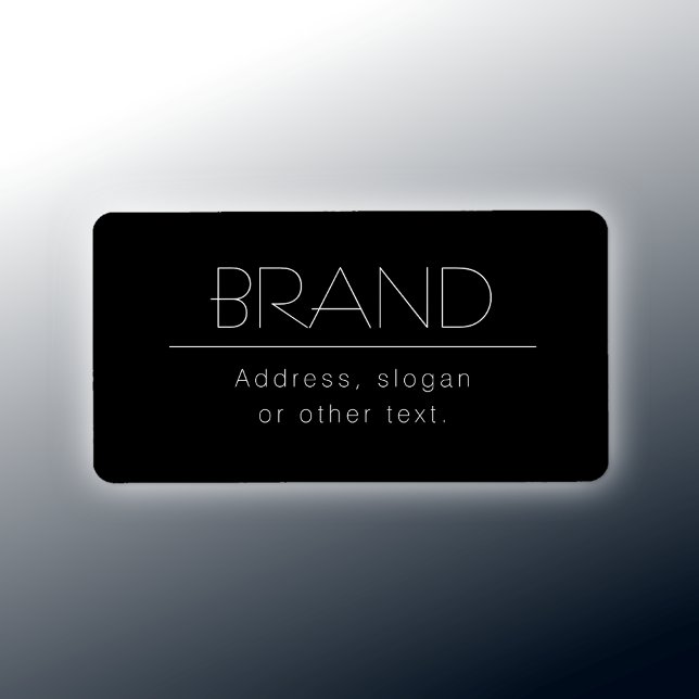 Stylish Name & Slogan or other text  Label (Creator Uploaded)