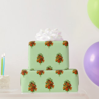 Stylish Nasturtium Wrapping Paper