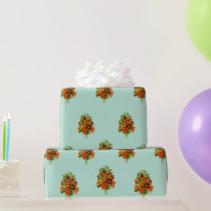 Stylish Nasturtium Wrapping Paper