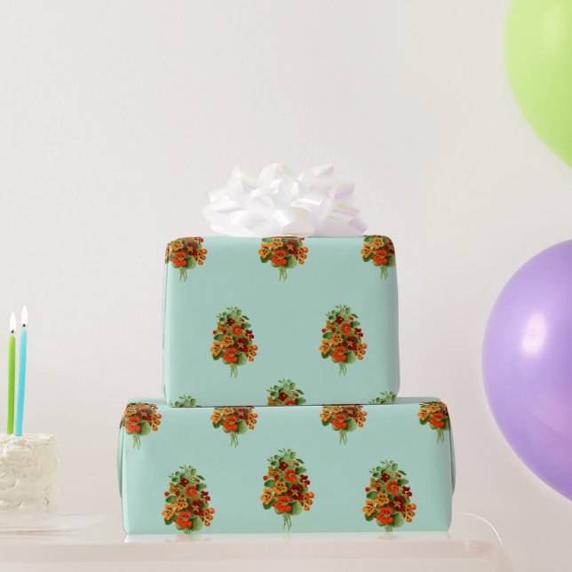  Stylish Nasturtium Wrapping Paper (Party Gifts)