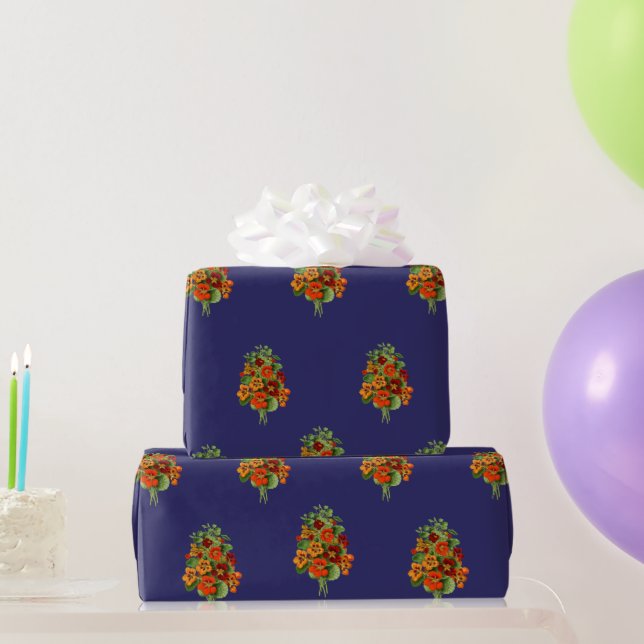  Stylish Nasturtium Wrapping Paper (Party Gifts)