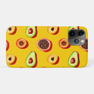Stylish Neon Fruits Pattern iPhone 11 Pro Case