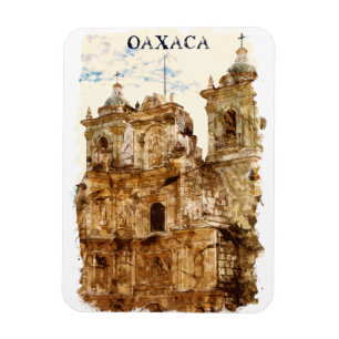 Stylish Oaxaca Mexico Templo de Santo Domingo Magnet