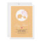 Stylish Orange Elephants Baby Shower Invitation