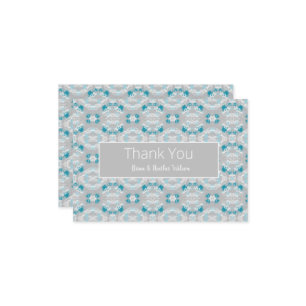Stylish Paint Splash Couples Thank You Card
