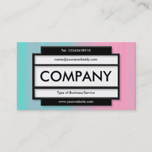 Stylish Panel II - Soap Sandwich Business Card
