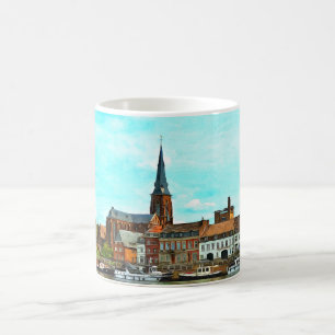 Stylish panorama of Maastricht Coffee Mug