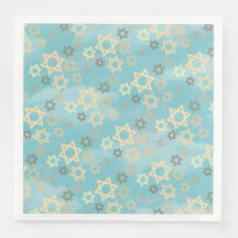 Stylish Passover Blue Sky Stars of David