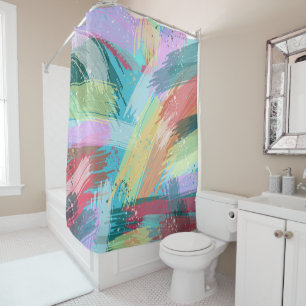 Stylish Pastel Colours Abstract Art