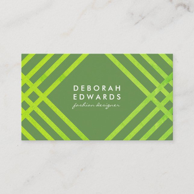 Stylish Pattern with Modern Texture Business Card (Front)