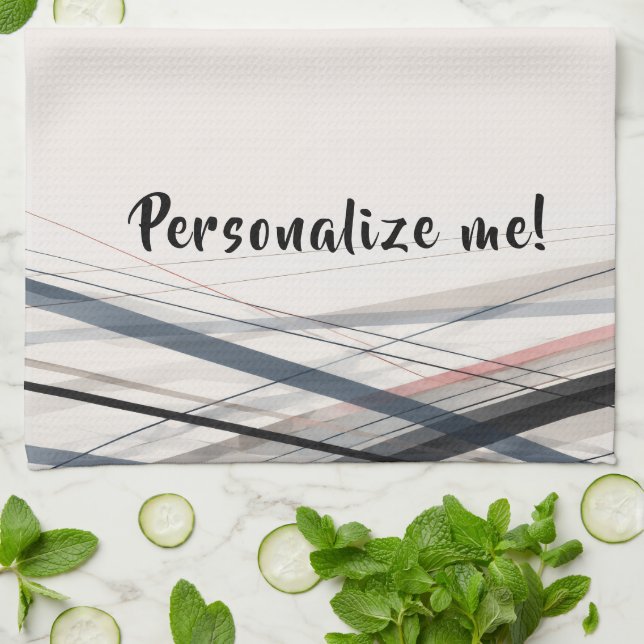 stylish personalizable absorbent kitchen   towel (Folded)