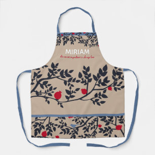 Stylish Personalizd Pretty Floral Apron