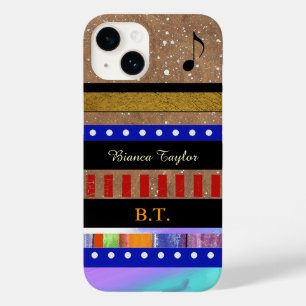 stylish & personalized different stripes Case-Mate iPhone 14 case