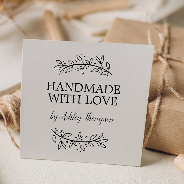 Stylish Personalized Handmade By Self-inking Stamp (Stylish Personalized Handmade By Self-inking Stamp)