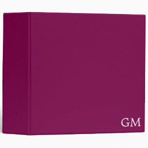 Stylish Personalized Monogram Wine Binder