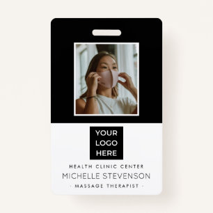 Stylish Photo Employee Badge