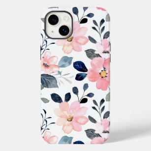 Stylish Pink Floral iPhone / iPad case