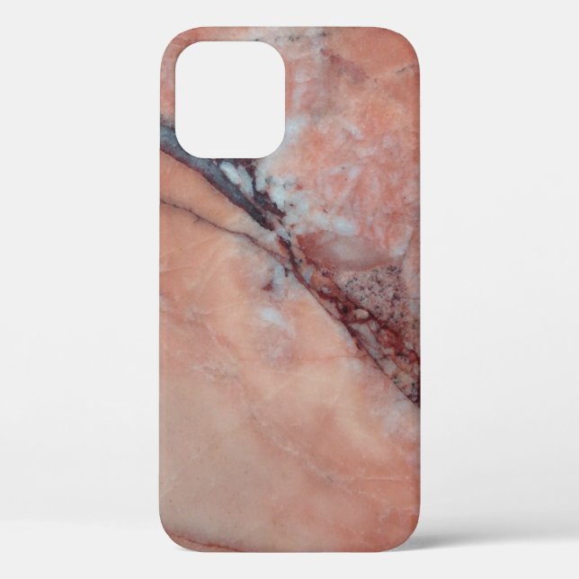 Stylish Pink Marble With Flaw Case-Mate iPhone Cas Case-Mate iPhone Case (Back)