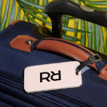 Stylish Pink Monogram Luxury World Traveller Luggage Tag<br><div class="desc">Stylish Pink Monogram Luxury Elegant World Traveller Luggage Tag Travel in style and ensure your luggage stands out with our custom monogram luggage tag, designed for the discerning traveller who appreciates a blend of security and personalized flair. Featuring a chic blush pink background with your initials elegantly displayed on the...</div>