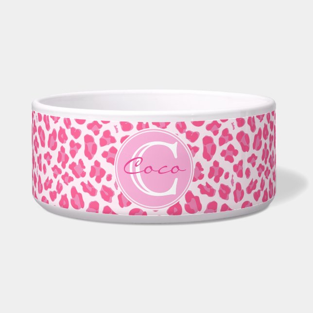 Stylish Pink on Pink Leopard Print  | Personalized (Front)