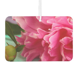 Stylish Pink Peony Flower Photography Air Freshener