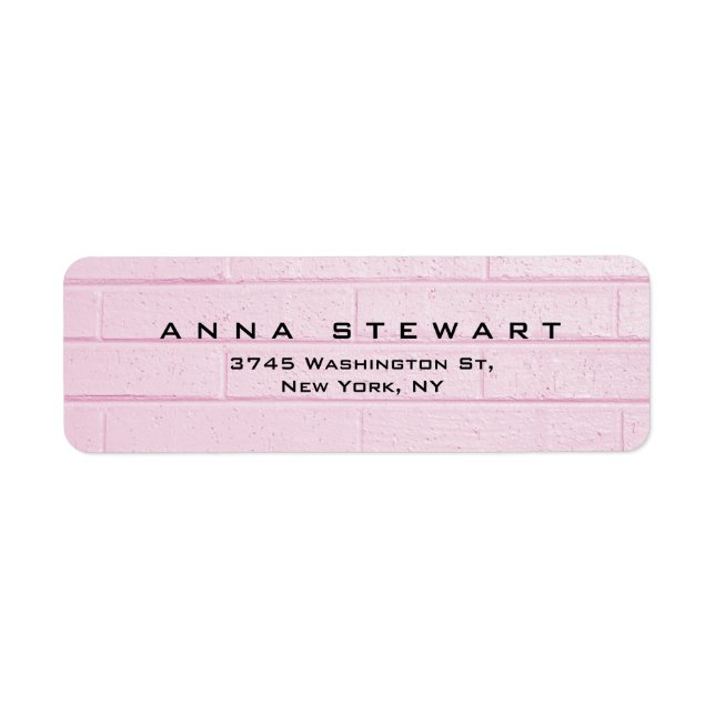 Stylish Pink Wall Professional Modern Feminine (Front)