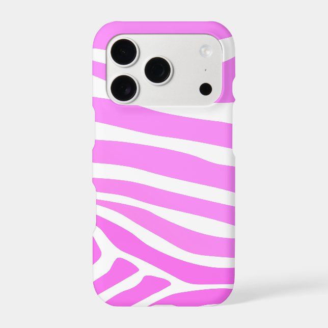 Stylish Pink Zebra Print (Back)