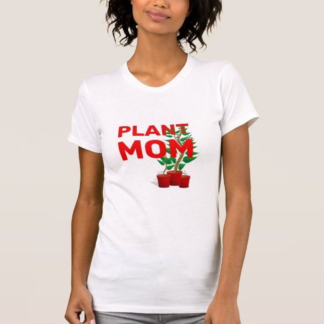 Stylish PLANT MOM T-Shirt (Front)