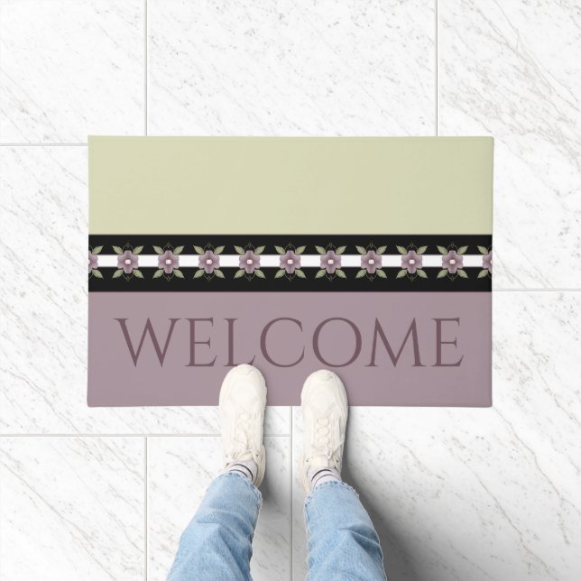 Stylish Plum Purple Doormat (Indoor)