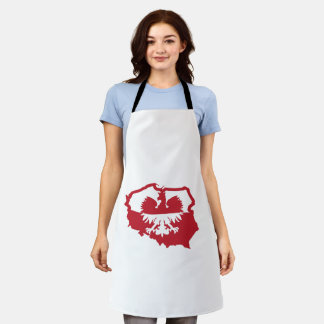 Stylish Poland Polska Polish Eagle Apron