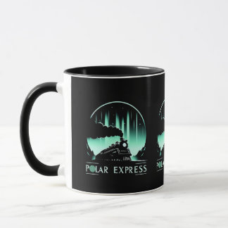 Stylish Polar Express Train Design Mug