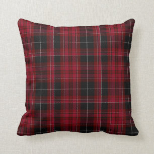 Stylish Pride of Wales Tartan Plaid Pillow