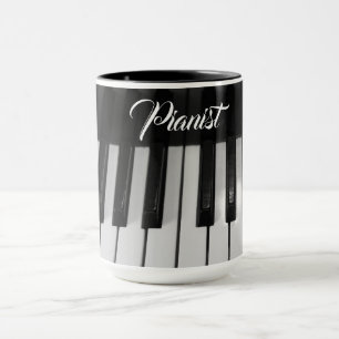 Stylish Professional Pianist Mug