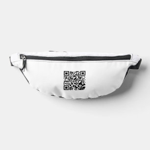 Stylish QR Code Fanny Pack for Promo Use
