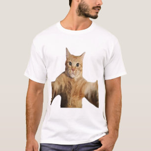 Stylish Real Cat Photo T-Shirt