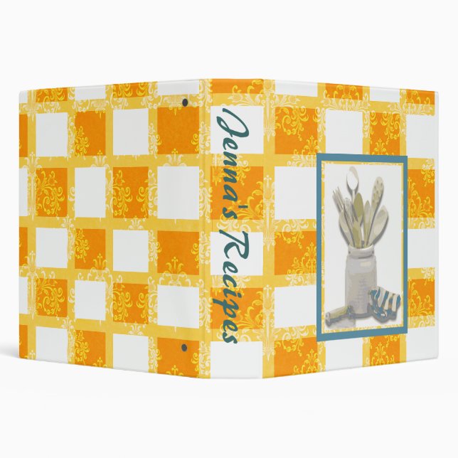 Stylish Recipe Binder (Background)