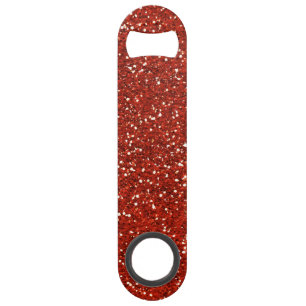 Stylish   Red Glitter Speed Bottle Opener