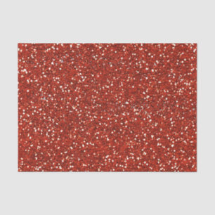 Stylish   Red Glitter Tissue Paper