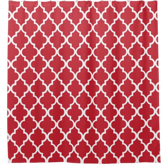 Stylish Red Quatrefoil Pattern (Front)