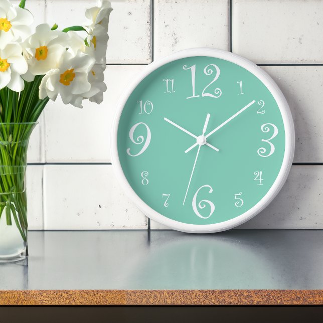 Stylish Retro 1950s Custom Colour Kitchen Clock (Creator Uploaded)