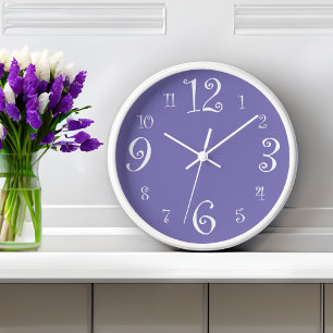 Stylish Retro 1950s Custom Colour Kitchen Clock