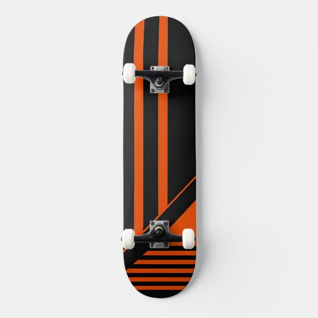 Stylish Retro Graphic Design Skateboard (Front)