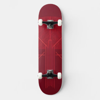 Stylish Retro Graphic Design Skateboard